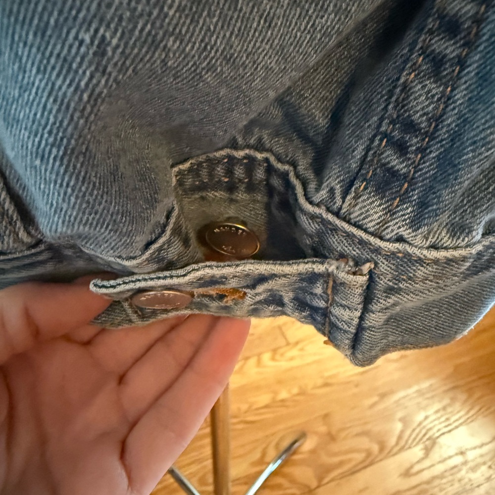 Denim Distressed Jacket - Picture 4 of 6